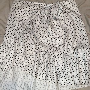 SHEIN wrap around tie skirt